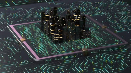 Digital city. Modern urban technologies.