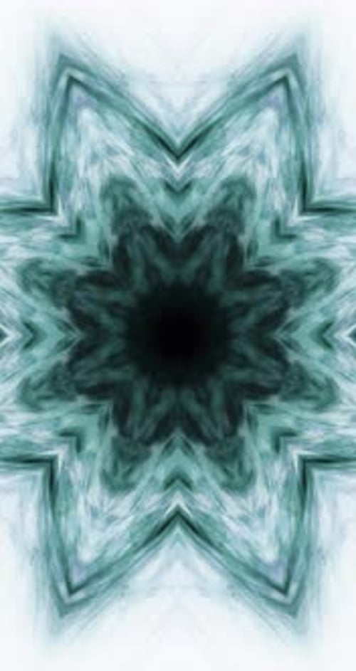 Abstract Fluid Kaleidoscope Swirl Pattern Loop Background