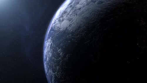 Earth WorkCinematic view of Earth from space