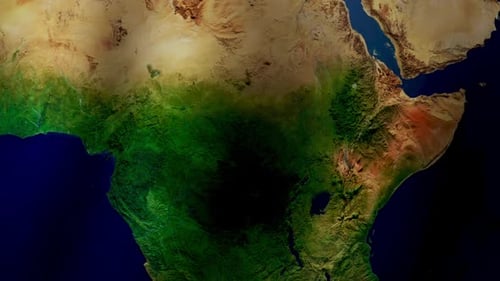 Land Africa D Wave Background Loop