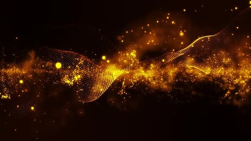 Abstract Particles Background 4K