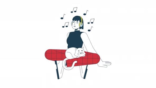 Animación para escuchar música