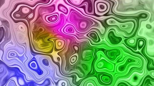 Fluid Abstract Rainbow Color Swirl Motion Background
