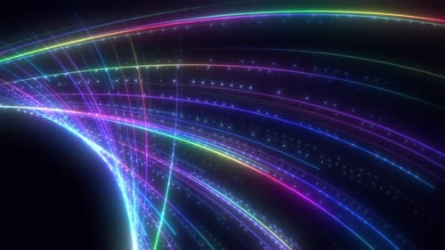 Líneas de velocidad coloridas abstractas V3