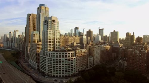 Cityscape of Urban Metropolis Skyline Buildings