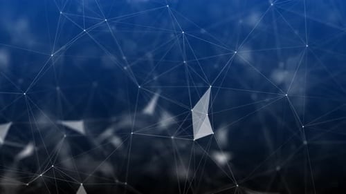 Fundo abstrato Digital Line Dots Connect Technology Network Connections Plexus Molecular