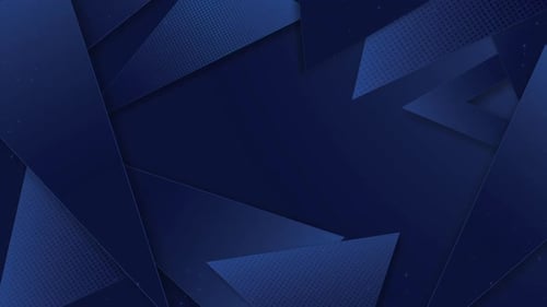 Modern Blue Geometric Abstract Background Loop