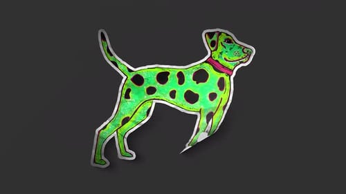 Dalmation Sticker