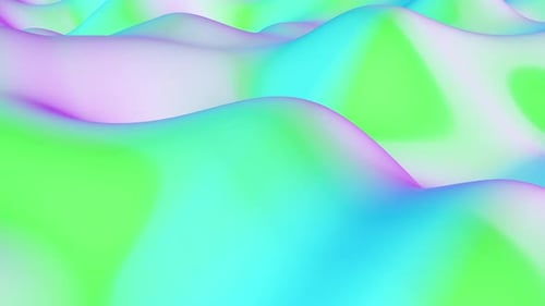 Vibrant BG Color Smooth Wave Able to Loop Endless