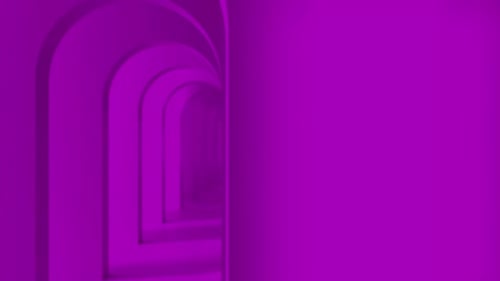Purple Arch Corridor