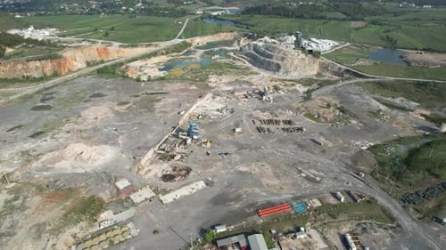 Aerial Mine Quarry