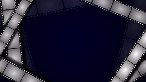 Superposition de film Twitch Film Strip Overlay Stream Overlay Screen Savers Arrière-plan