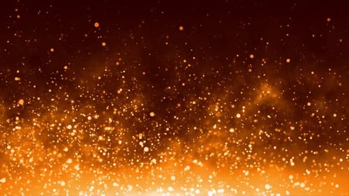 Golden Particles Background Loop