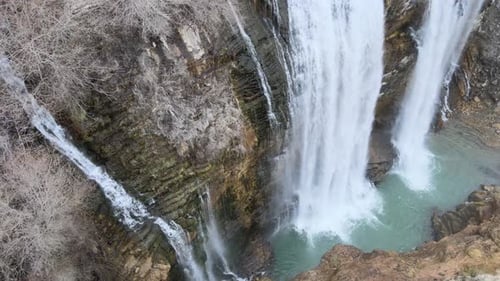 Waterfall Top View