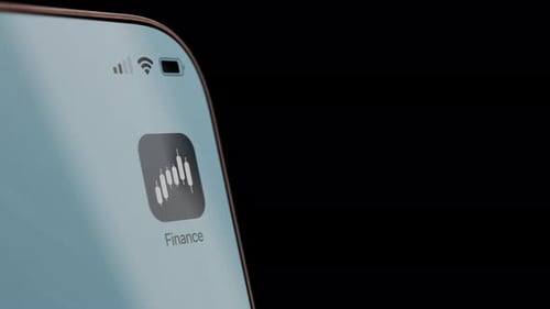 3D Financial Icons Reveal Animation