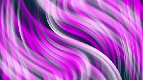 Abstract Flowing Purple and White Liquid Lines Background