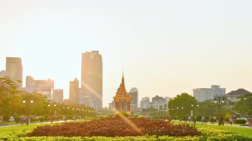 Timelapse Cambodia Capital City Phhom Penh