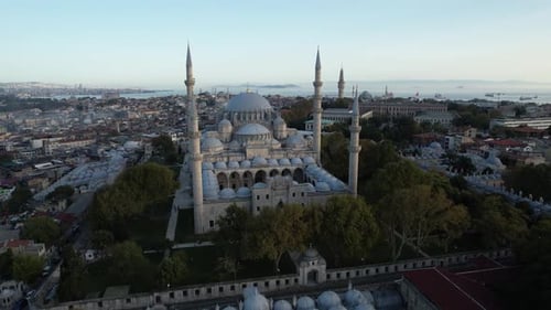 Aerial Historical Mosque