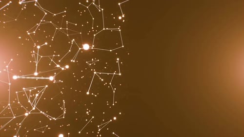 Abstract Futuristic Technology Network Connection Background