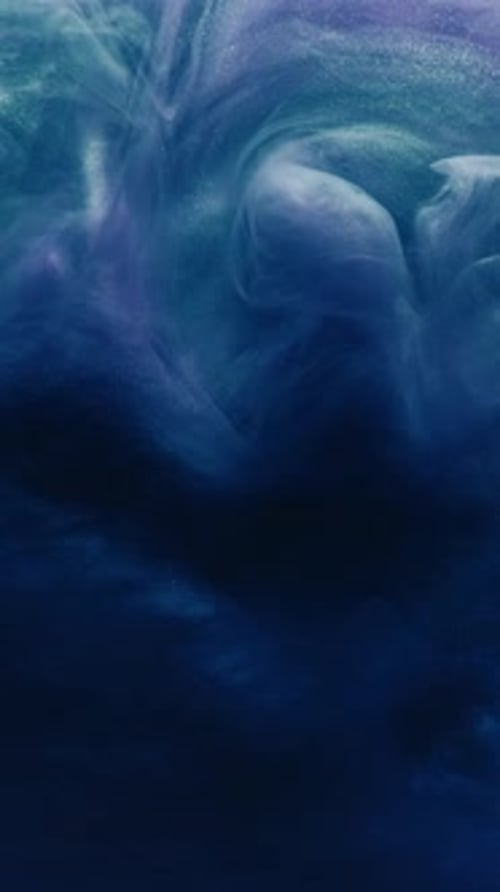 Abstract Blue Fluid Texture Background
