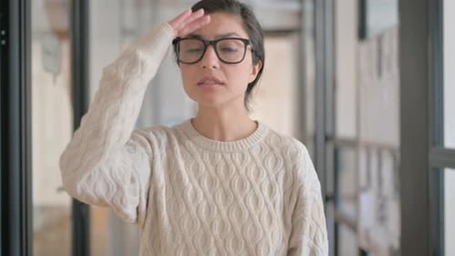 Young Indian Woman Searching New Opportunity in Work