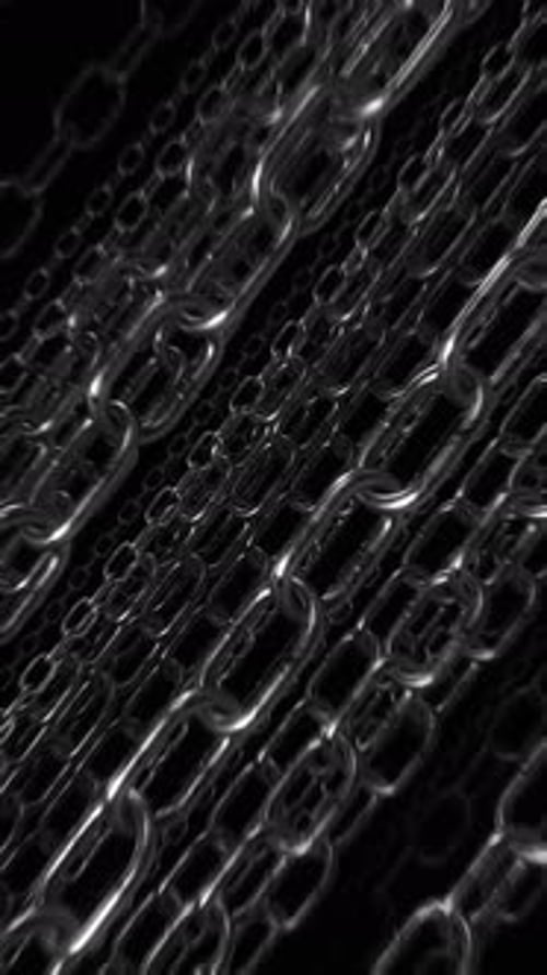 Dark Black & White Endless Chains