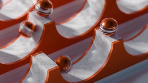 Animação 3D Slide Balls Loop