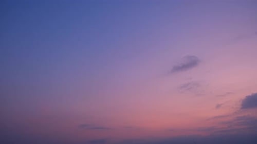 A timelapse captures the sunrise sky, Time-lapse footage.