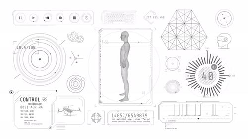 Dynamic Animation on the Theme of Human Digitalization