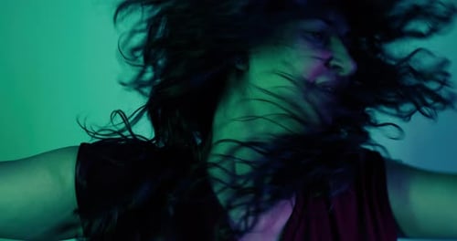 Party Joy Fun Night Leisure Amused Woman Dancing