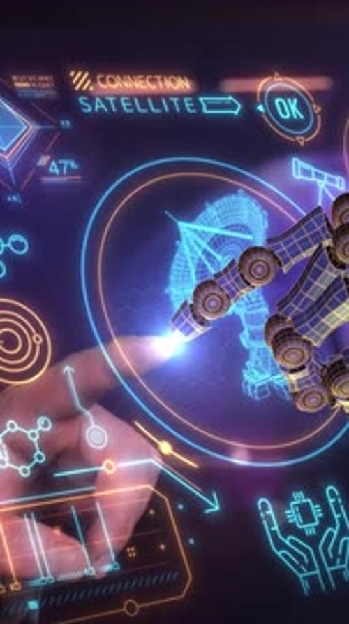 Animation on the Topic of Creating Artificial Intelligence