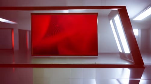 Immersive Virtual TV Studio: Cutting-Edge Set for Engaging Broadcast Experience