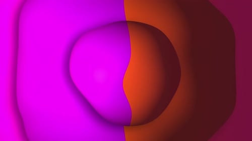 Dynamic Fluid Abstract Shapes Pulsating Background