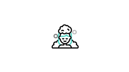 Animiertes Bubblebath-Symbol