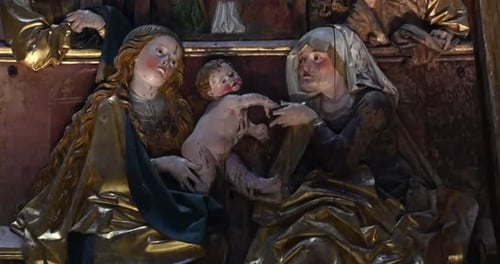 Baby Jesus within Victoria and Albert, London, United Kingdom