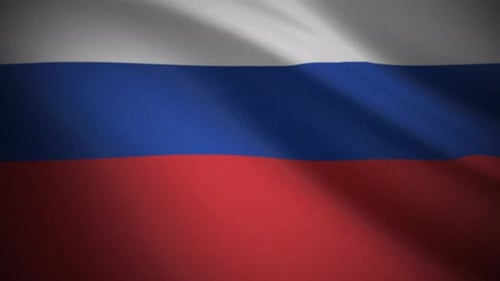 Realistic Waving Fabric Flag Seamless Animation