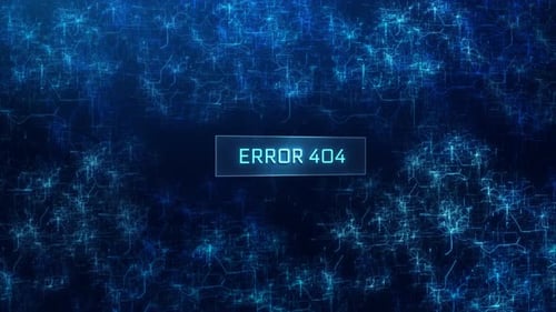 Conceito de erro 404 sobre fundo escuro de redes de computadores