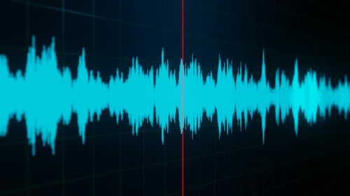 Timeline. Sound wave.