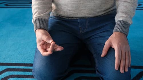 Muslim Man Praying