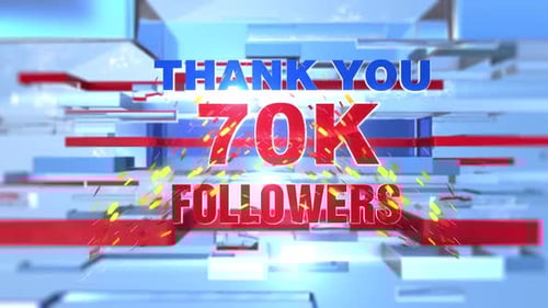 70K Followers Celebration String