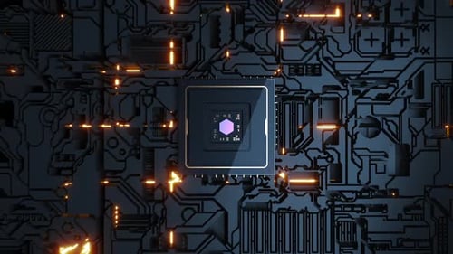 A nova geração de CPU. O conceito de tecnologia e componentes poderosos para o computador