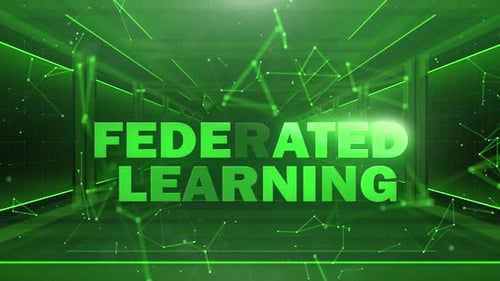 Futuristic Green Digital Network Text Title Reveal