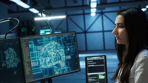 Expert Inspects Data Center Used for Machine Learning