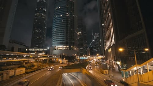 Traffic At City Night