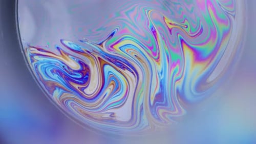 Abstract Colorful Swirls in Mesmerizing Motion