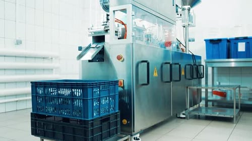 Factory Machine Filling Product into Containers