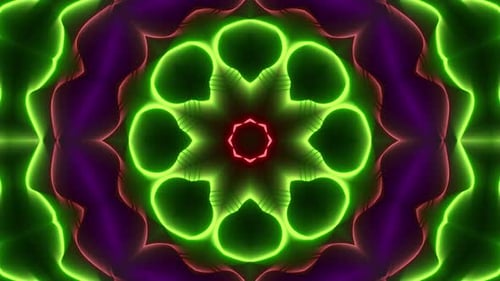 Neon Purple Lightwaves Background