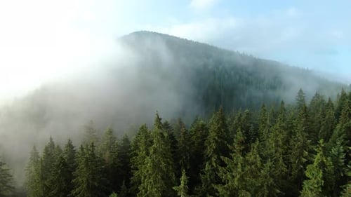 Aerial View of Beautiful Mountain Landscape