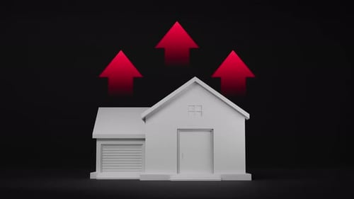 Property Value Increase – Housing Market Graph Animation