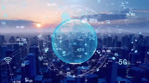 Global 5G Network Connection in Digital City